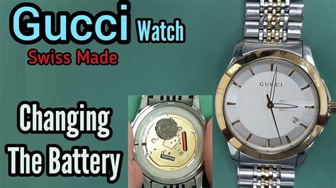 gucci watch battery chart|battery replacement for gucci watch.